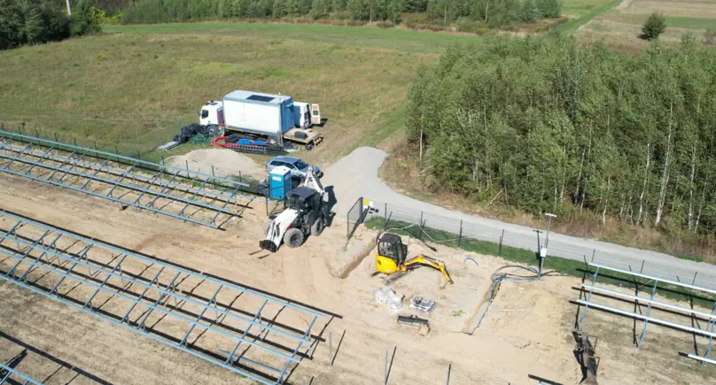 Prace przy infrastrukturze elektroenergetycznej — Dębowiec