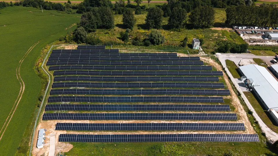 Rozmieszczenie rzędów modułów — Miejsce Piastowe